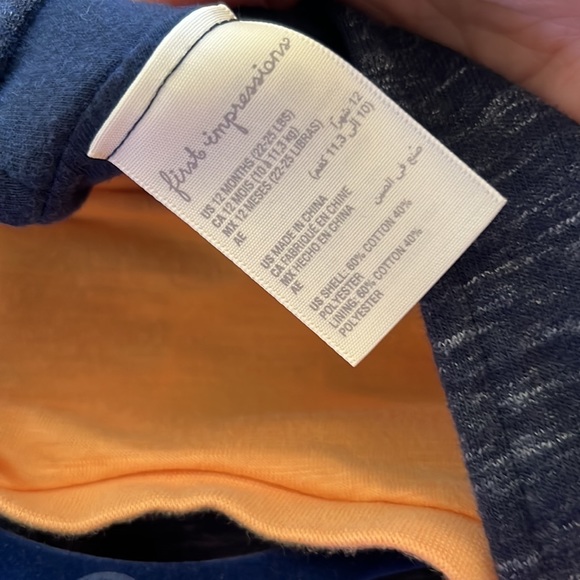 First Impressions baby boy outfit - Picture 4 of 5